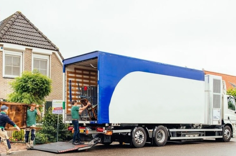 Moving trucks surveillance